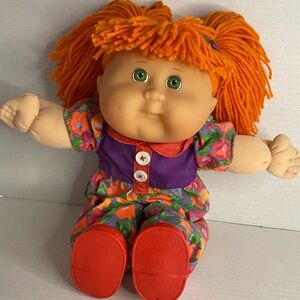 Cabbage Patch Colorful  Doll with Orange Hair